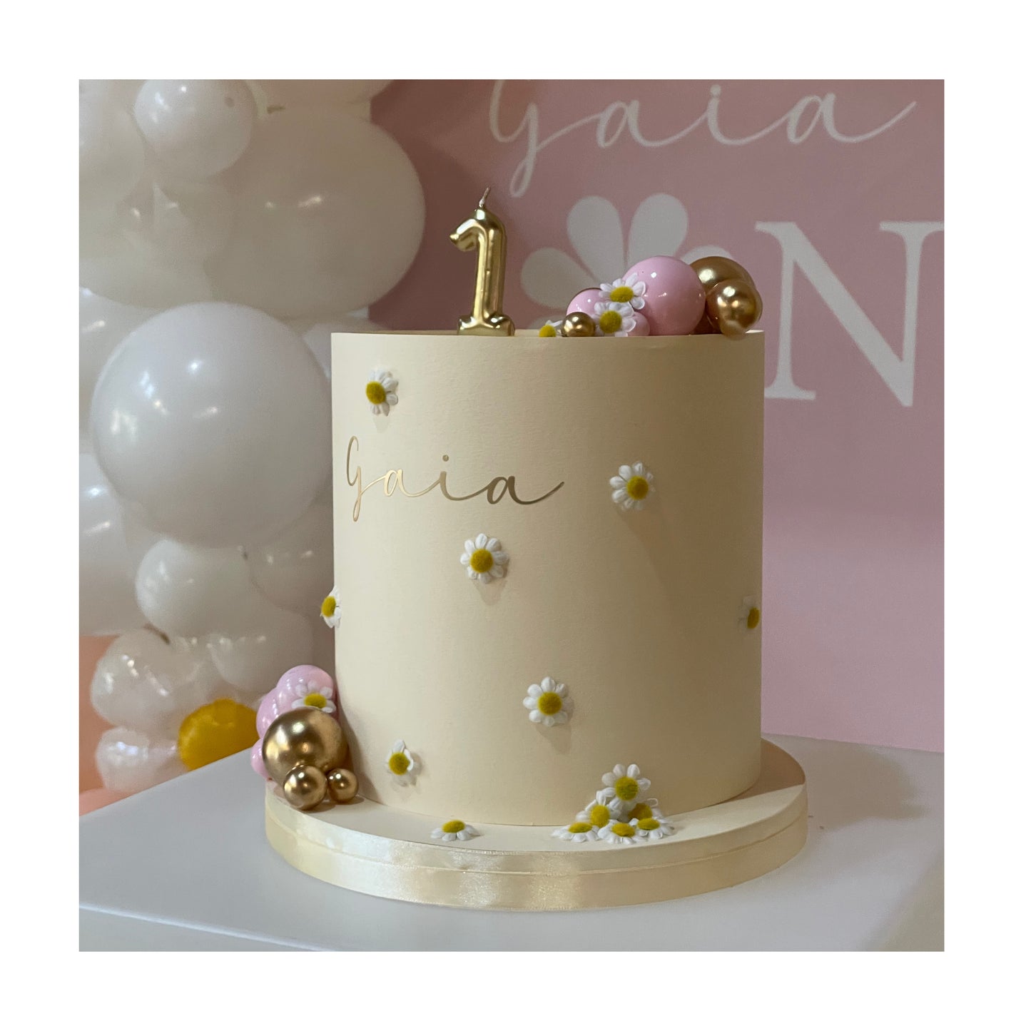 Torta Scenografica Compleanno a Tema Margherite