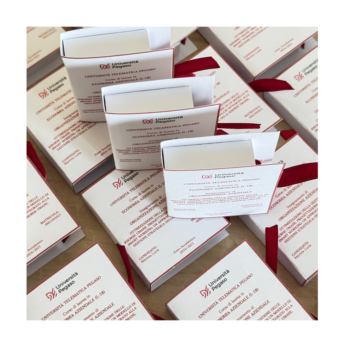 Mini tesi porta confetti Laurea