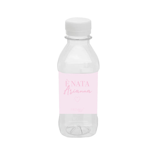 Mini bottigliette Sfumature di rosa