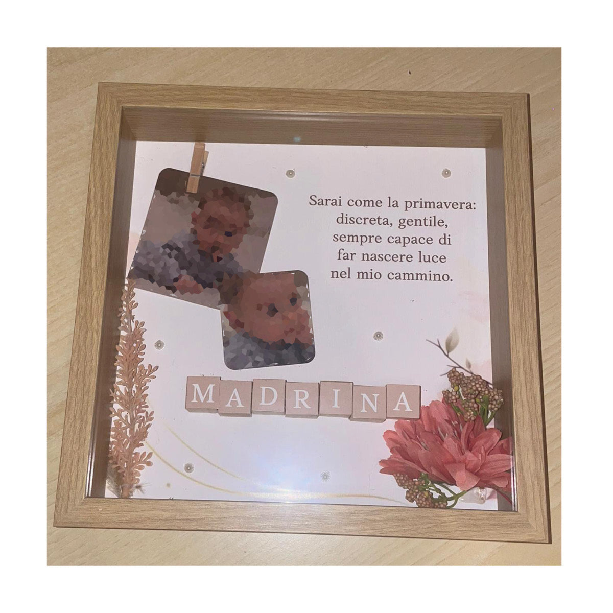 Quadretto 3D Madrina