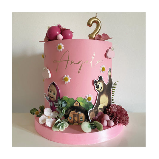 Torta Scenografica a tema Masha&Orso