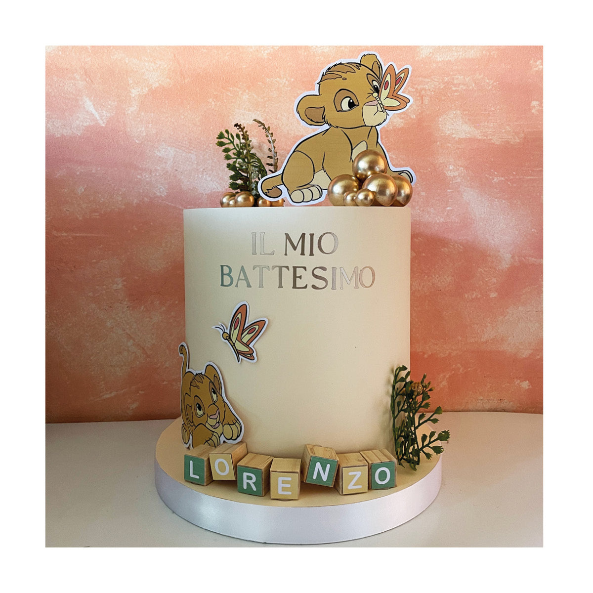 Torta Scenografica a tema Simba