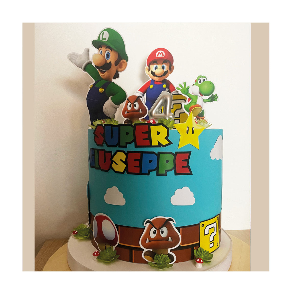 Torta Scenografica a tema Super Mario
