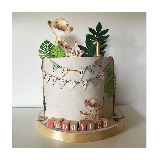 Torta Scenografica a tema Suricato Giungla