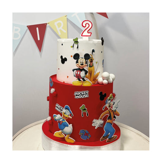 Torta scenografica a tema Topolino