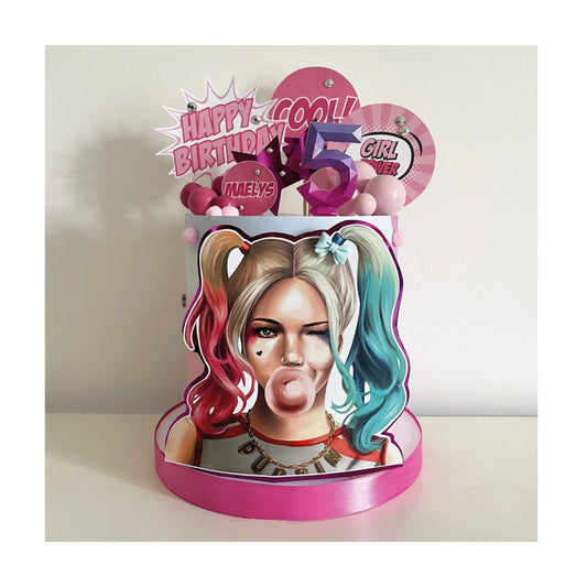 Torta Scenografica a tema Harley Quinn