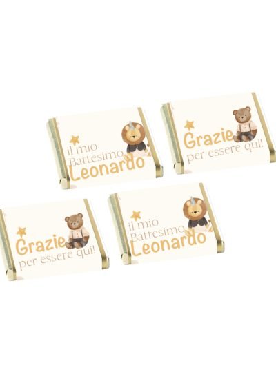 Cioccolatini Battesimo Sweet wild • Bimbo