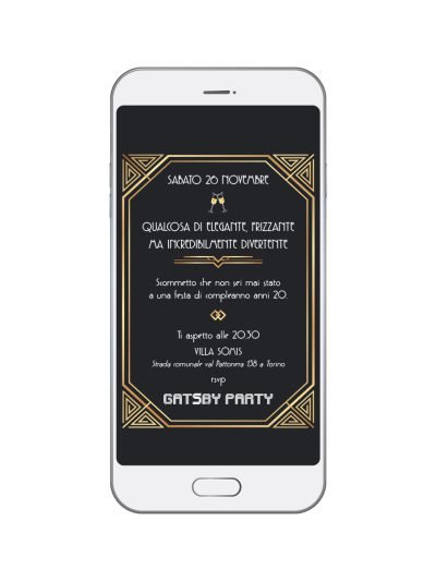 Invito Digitale Anni 20