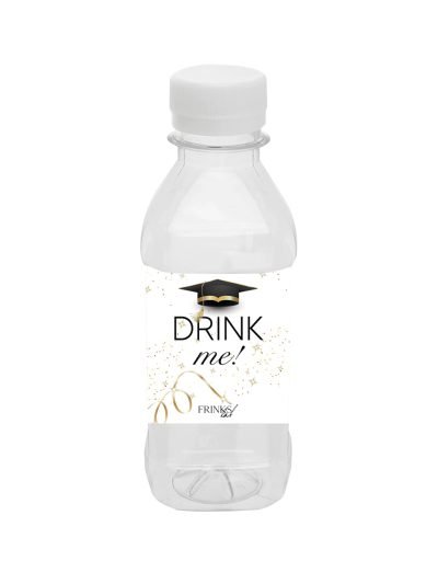 Mini bottiglie Laurea Nero e Oro