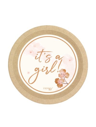 Piatti Baby shower Fiori