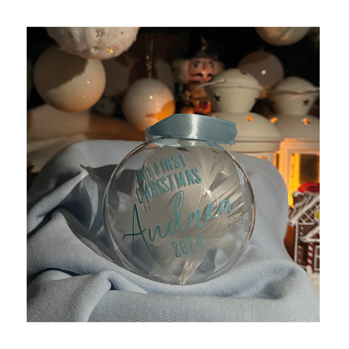 Pallina di natale "My first Christmas"